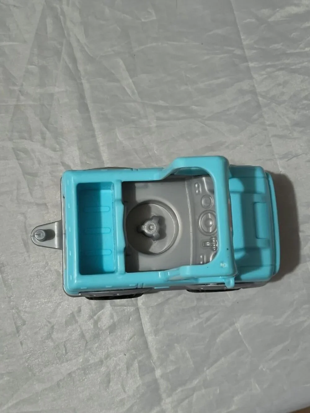 Mattel Little People 2017 Help a Friend Blue Pickup Truck with Face Vehicle Jeep
